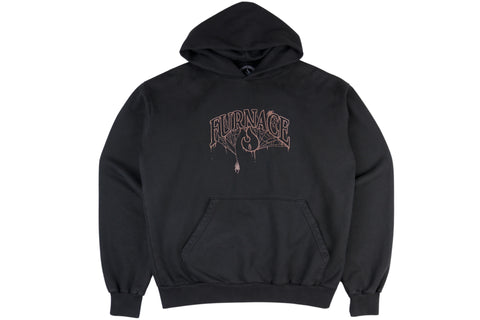 Gonz For Furnace Hoodie - Black/Red Puff