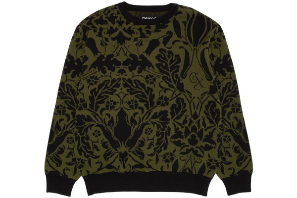 Jacquard Knit Floral Sweater Jacquard Knit Floral Sweater