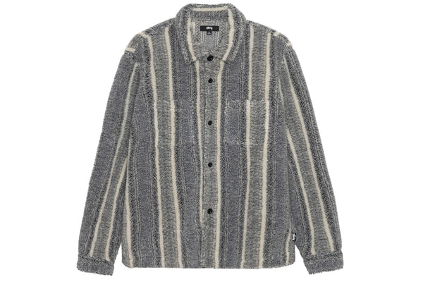 Stripe Sherpa Shirt