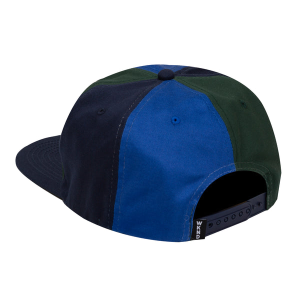 Logo 6 Panel Deep Cap - Blues