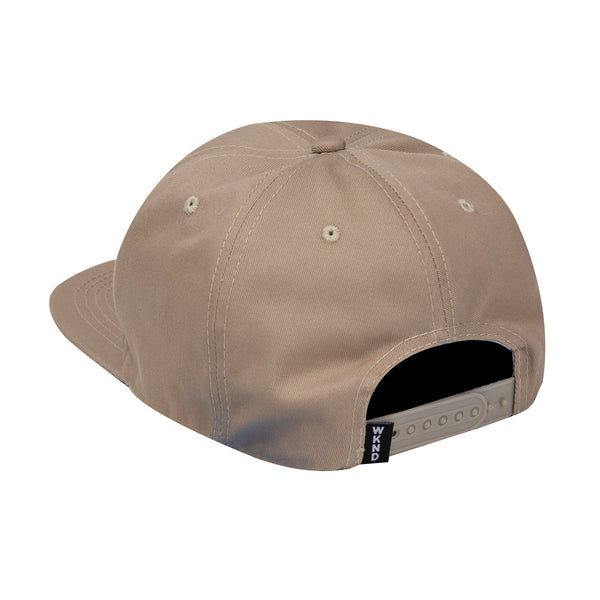 Logo 6 Panel Deep Cap - Khaki