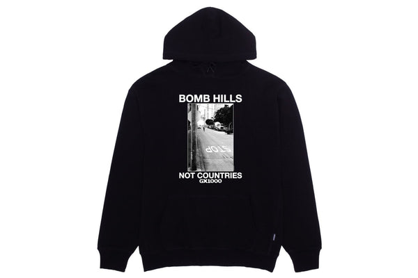 Bomb Hills Not Countries Hood - Black Bomb Hills Not Countries Hood - Black