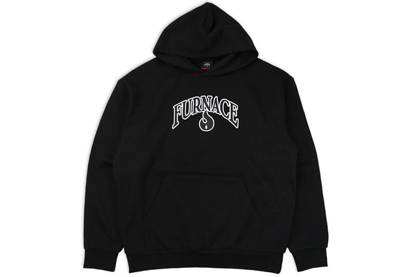 Furnace OG Premium Heavyweight Hood - Black/White