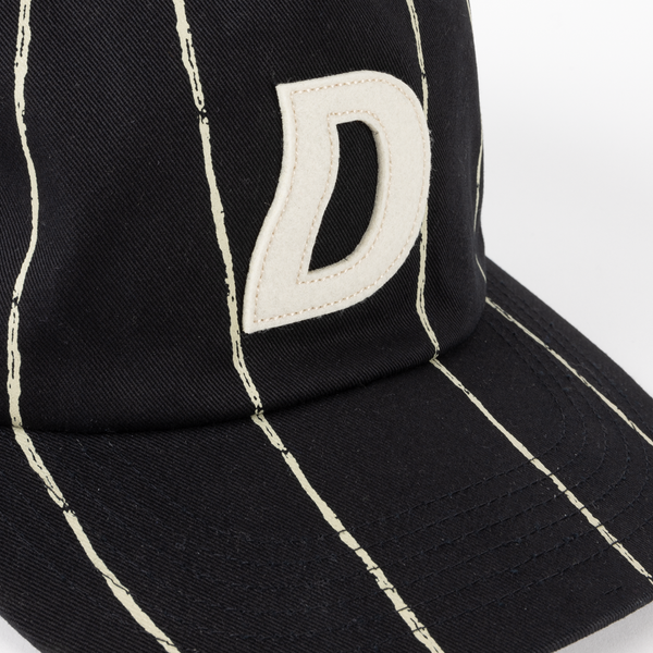 Pinstriped Worker Cap