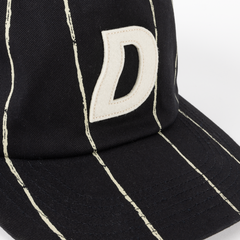 Pinstriped Worker Cap