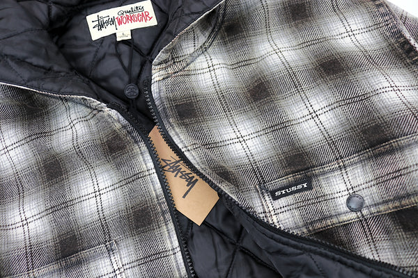 Zip Hooded Plaid Shirt