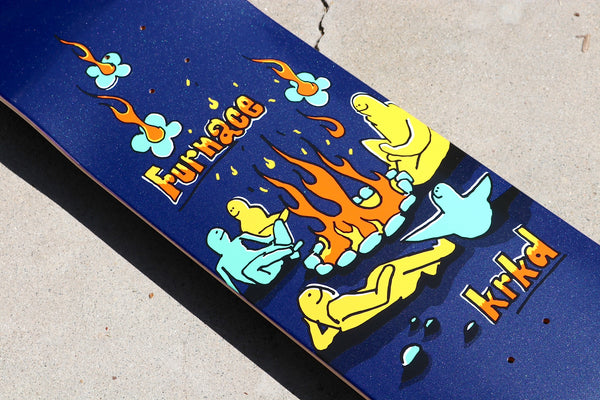 Krooked x Furnace "Fireside" Deck - 8.25" | 8.5"