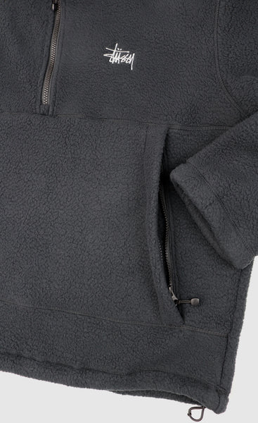 Polar Fleece Half Zip Mock Neck