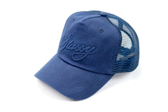Cursive Stitch Trucker