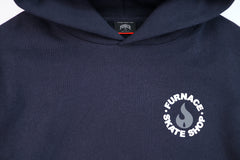 Red Hot Hoodie (Puff) - Navy