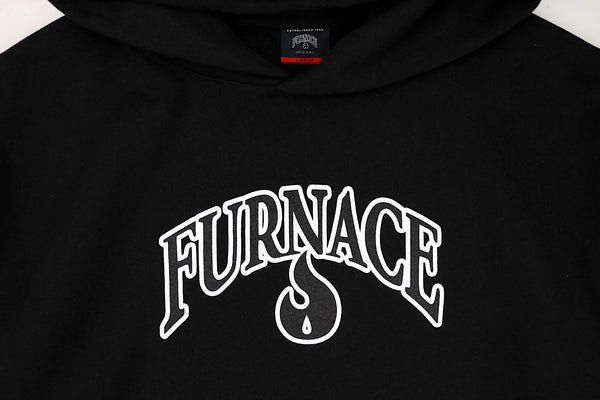 Furnace OG Premium Heavyweight Hood - Black/White