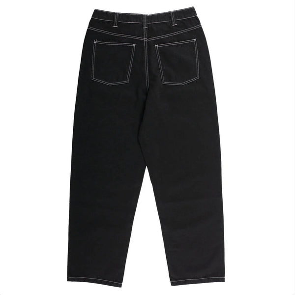Plaza Jeans - Black Contrast Stitch