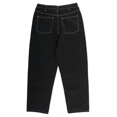 Plaza Jeans - Black Contrast Stitch