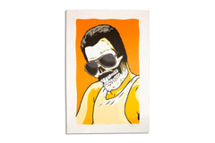 Skull Of Fame Orange Print (Hand Signed)