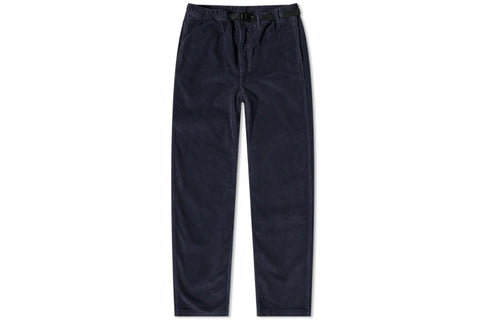 Belted Corduroy Simple Pant - Navy