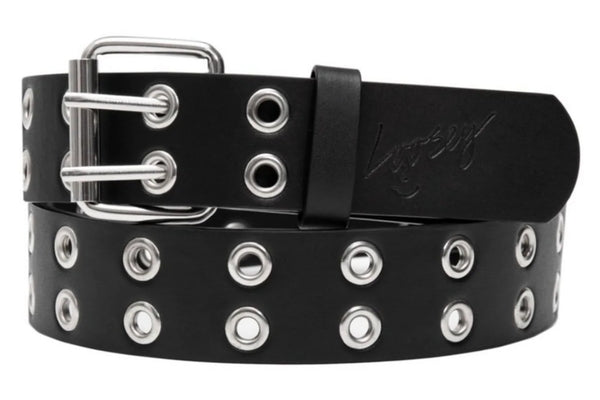 Black Grommet Hole Belt