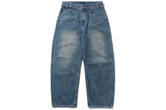 Wide Cut Denim Jeans