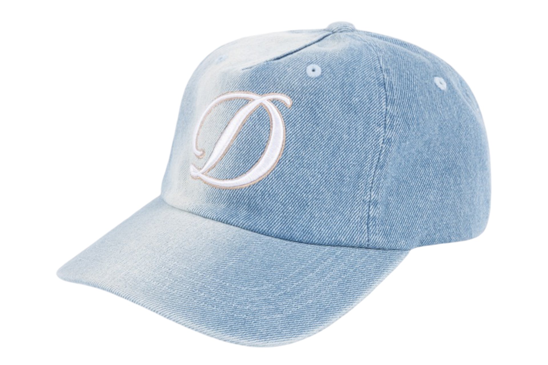 Cursive Denim Worker Cap
