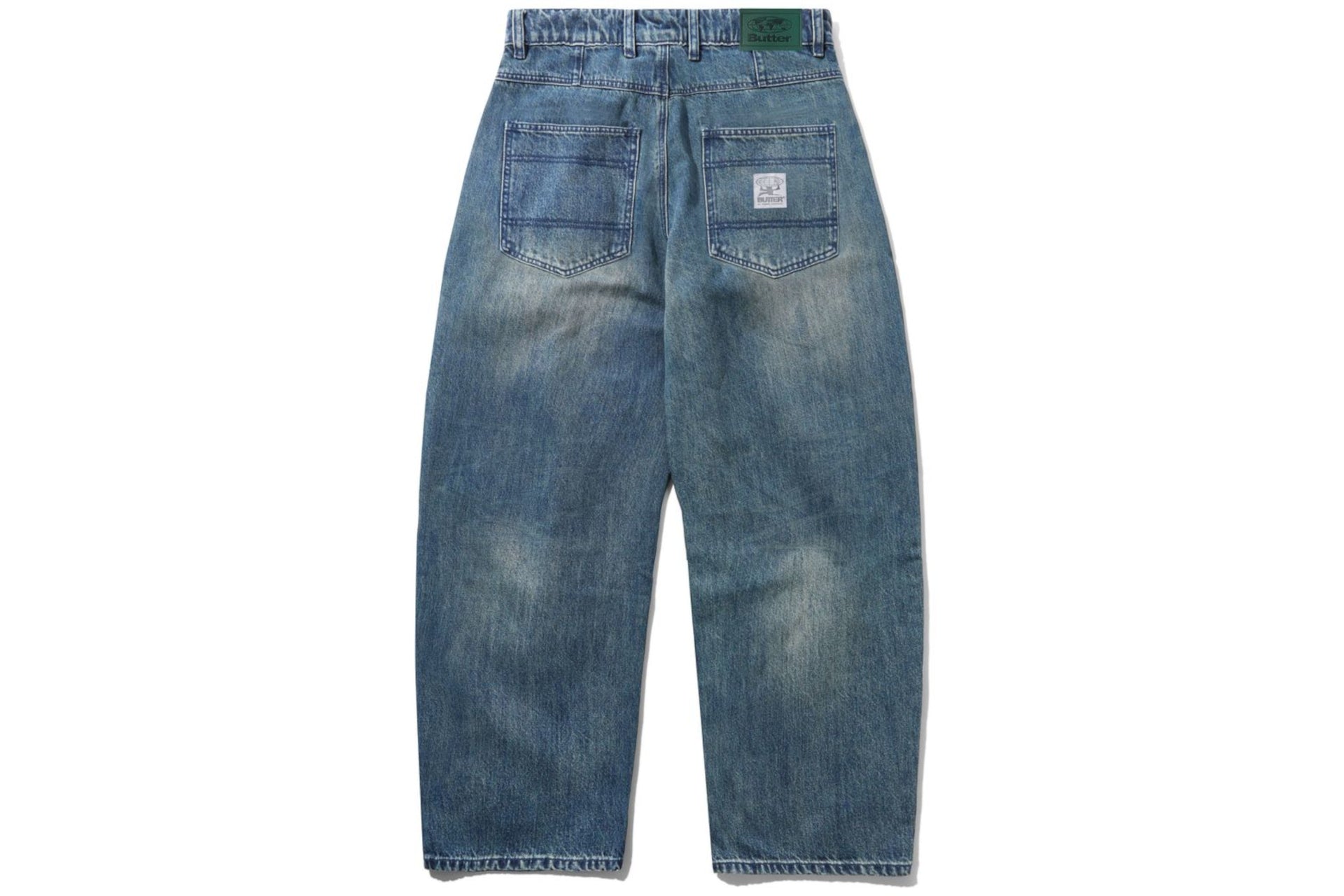 Wide Cut Denim Jeans