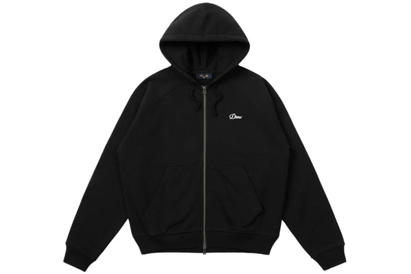 Cursive Small Logo Zip Hoodie