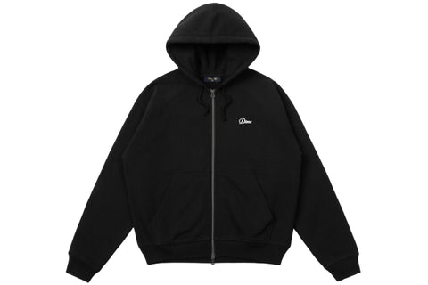 Cursive Small Logo Zip Hoodie