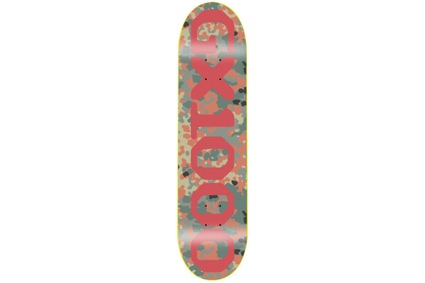 Red Camo Logo Deck - 8.125"