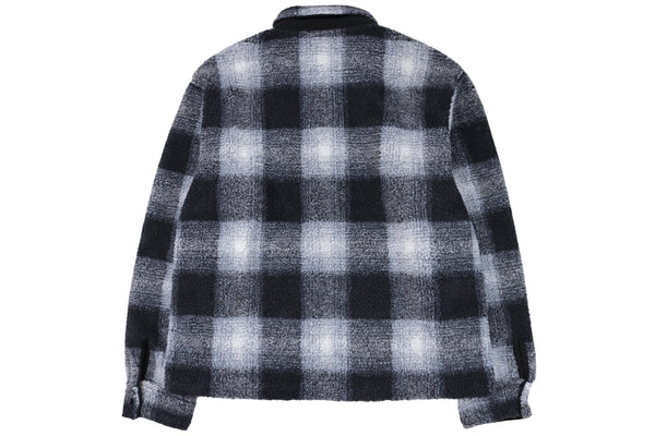 Zip Sherpa Shadow Plaid