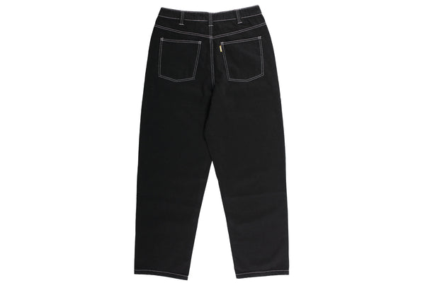 Plaza Jeans - Black Contrast Stitch