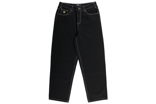 Plaza Jeans - Black Contrast Stitch