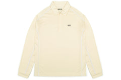 Piped L/S Quarter Zip Polo