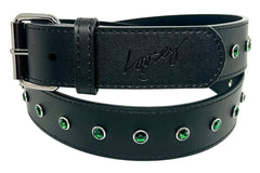 Black Rhinestone Belt