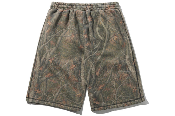 Overlock Stitch Fleece Shorts