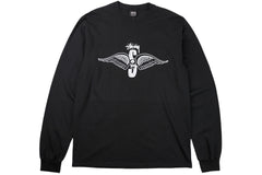 Skull Wings Pig Dyed L/S Tee
