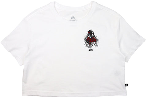 Sky Brown Womens Cropped Tee