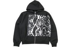 Snakeskin Zip Hood