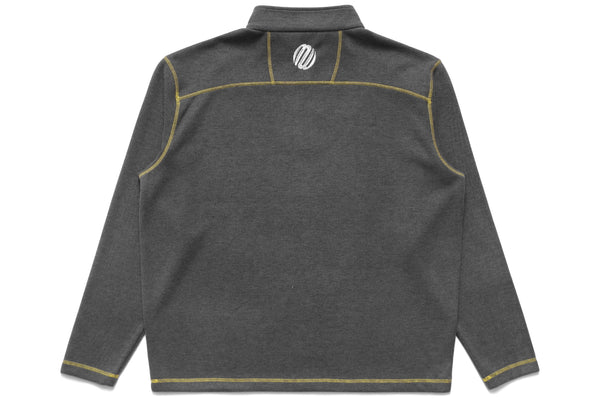 Contrast Stitch 1/4 Zip Pullover