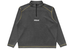 Contrast Stitch 1/4 Zip Pullover