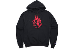 Gonz For Furnace Hoodie - Black/Red Puff