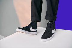 Blazer Mid - Black/White