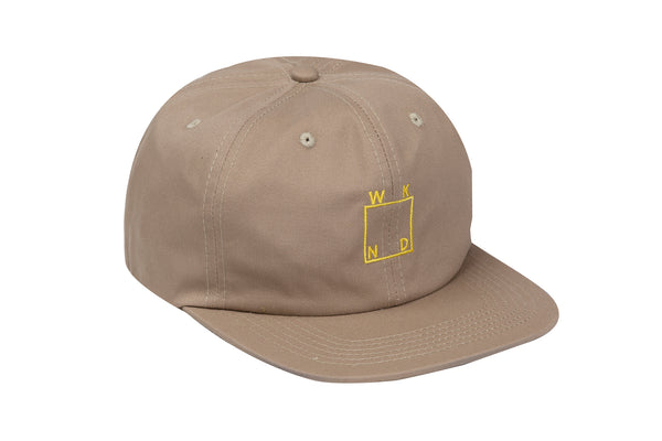 Logo 6 Panel Deep Cap - Khaki