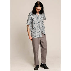 Purple Moon Vacation Shirt - Slate