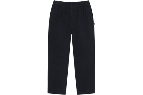 Washed Canvas Beach Pant - Black