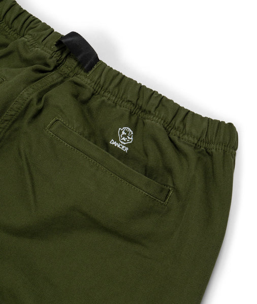 Belted Simple Pant - Army Green