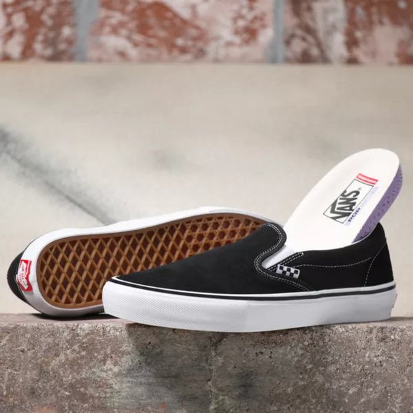 Skate Slip-On - Black/White