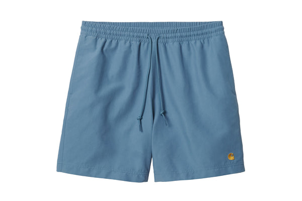 Chase Swim Trunks - Icy Water/Gold